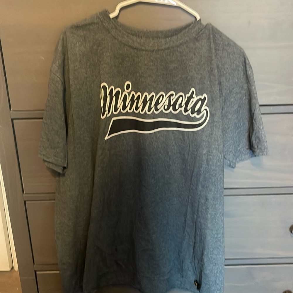 Woman’s gray shirt